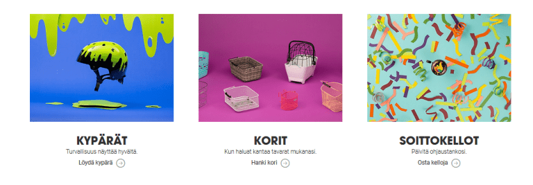 Ote asiakkaan suomenkieliseltä sivulta