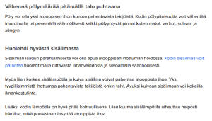 Ote lokalisoidusta tekstistä