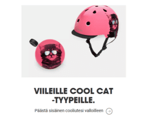 Ote verkkosivucopyn luovasta käännöksestä